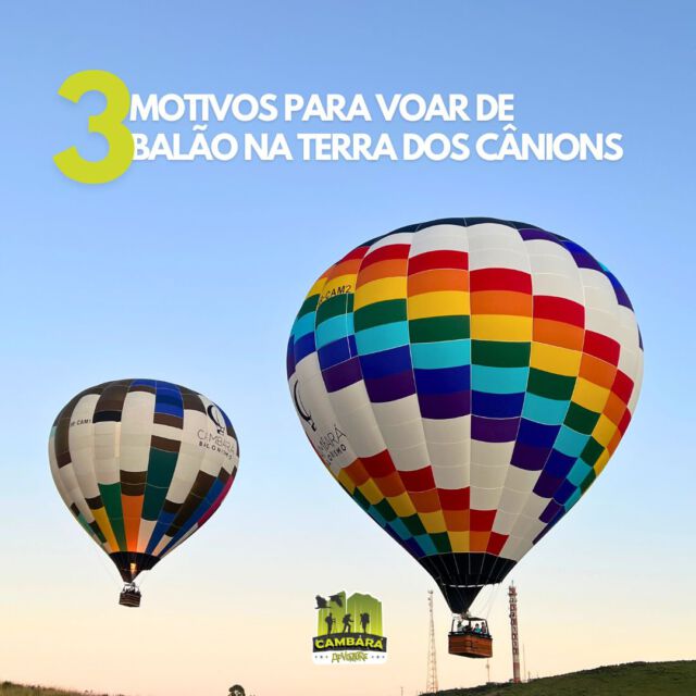 A vida é feita de momentos inesquecíveis, e um voo de balão é um deles! 

Experimente a liberdade de flutuar entre as nuvens, ver a paisagem de um novo ângulo e sentir a paz lá do alto. 

Quem já voou sabe: é uma aventura pra alma! 🌄✨

 #VooDeBalão #AventuraNosCéus #ExperiênciaInesquecível #cambaraadventure #cambaradosul